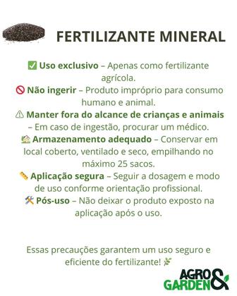 Imagem de Fertilizante Adubo Mineral Misto Granulado Npk 041408