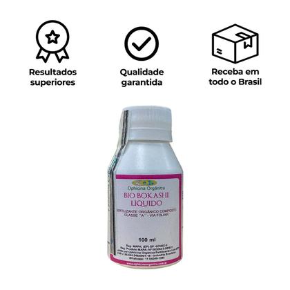 Imagem de Fertilizante Bio Bokashi Liquido - Ophicina Orgânica - 100 ml, 250 ml e 1 litro