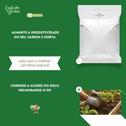 Imagem de Fertilizante Calcário Dolomítico 5Kg - Corretivo de Solo, Nutrição de Plantas, Hortas e Jardinagem