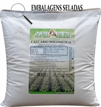 Imagem de Fertilizante Calcario Dolomitico Pacote 10Kg Prt 86% Adubo