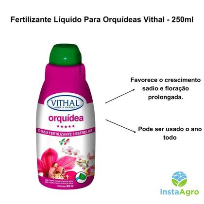 Imagem de Fertilizante Líquido Para Orquídeas Vithal - 250ml
