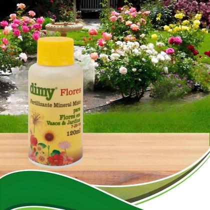 Imagem de Fertilizante Mineral Misto para Flores (120ml) DIMY
