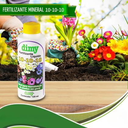 Imagem de Fertilizante NPK 10-10-10 Liquido Concentrado (120g) DIMY
