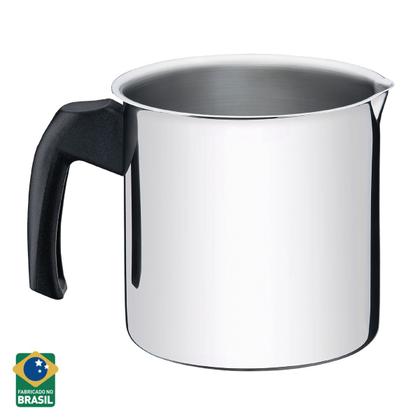 Imagem de Fervedor Canecão De Indução Allegra Inox com Cabo 2 Litros 14cm