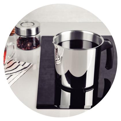 Imagem de Fervedor Canecão De Indução Allegra Inox com Cabo 2 Litros 14cm