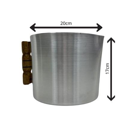 Imagem de Fervedor Canecão Grande Hotel Restaurante 20cm Leiteira Grande de Alumínio