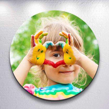 Imagem de Festa Infantil Decoração Dia Das Crianças Painel Capa Sublimada Redondo Tamanhos Mini e Grande