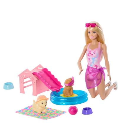Imagem de Festa Na Piscina Com Cachorrinhos Barbie - Mattel JBF35