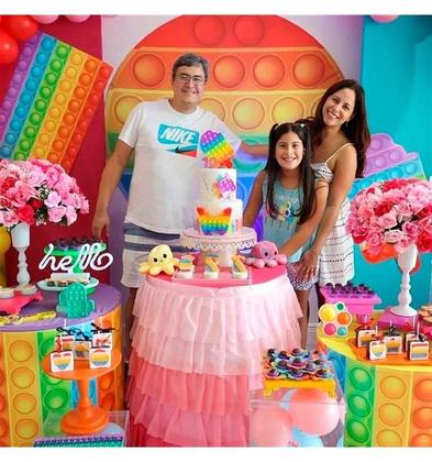 Imagem de Festa Pop It Display de Mesa Fidget Toys EVA com 6 peças