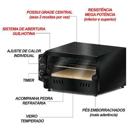 Imagem de FG11 Assador Guilhotina Elétrico 127V 53x47cm Sem Cavalete