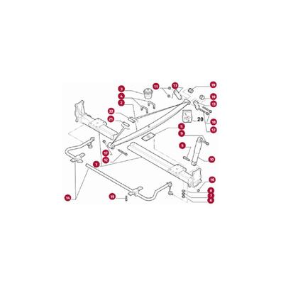 Imagem de Fiat Ducato Bucha Suspensão Traseira Genuíno 1397624080