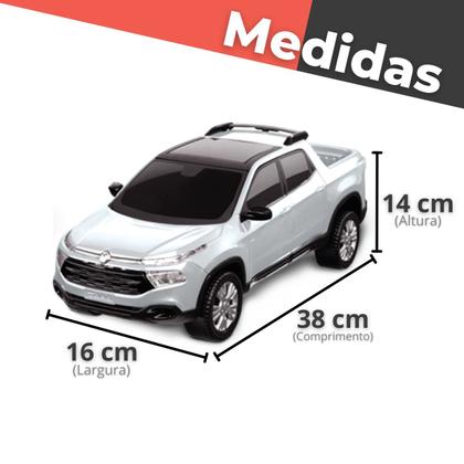 Fiat Toro Miniatura Caminhonete Pick-ups Cor Aleatória - Roma