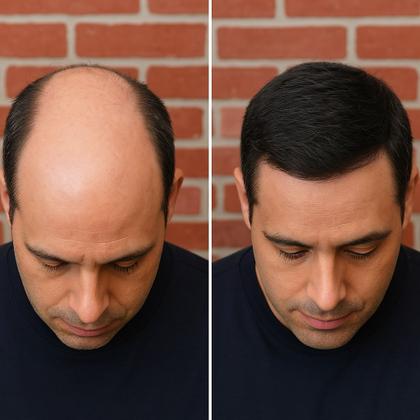 Imagem de Fibra Capilar Feminina Para Mulheres Com Aroma Cabelo Ralo