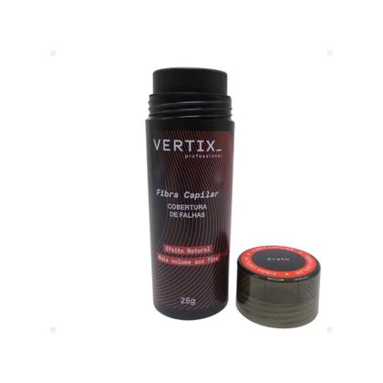 Imagem de Fibra Capilar Para Cabelo Castanho Medio Vertix 25G