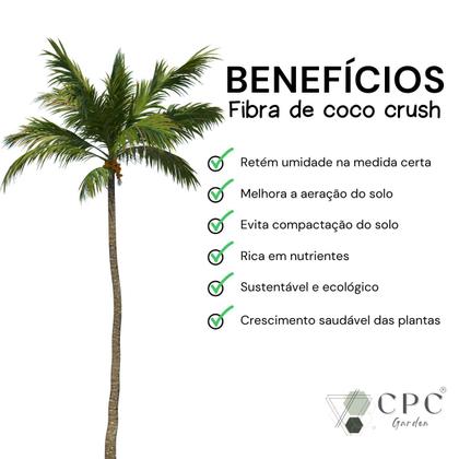 Imagem de Fibra de Coco Crush Premium Para Substrato CPC Garden 5 L