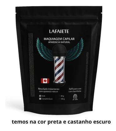 Imagem de Fibra Para Calvicie Com Queratina Natural Careca Queda