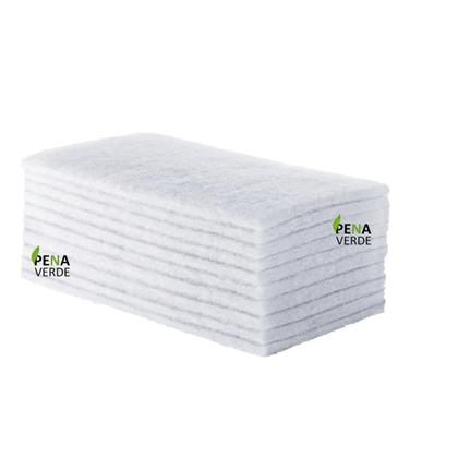 Imagem de Fibras Branca Superfícies Delicadas 23 cm x 10 cm - Kit 50 Unidade Para Vidro Fórmicas Cromados Superfícies Pintadas