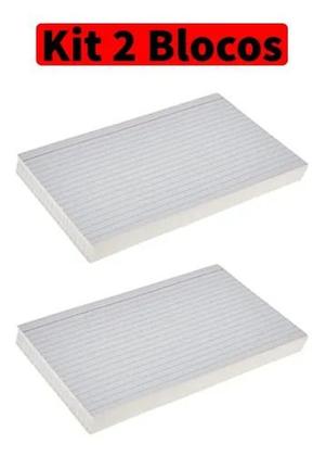 Imagem de Ficha Pautada Número 3 - 5x8 100 Folhas - Kit Com 2 Blocos