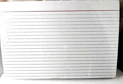Imagem de Ficha Pautada Tilibra N.4 6X9 - Pt C/ 100 Folhas