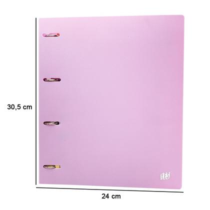 Imagem de Fichário Caderno Argolado A4 Yes Tons Pastel + 96Fls