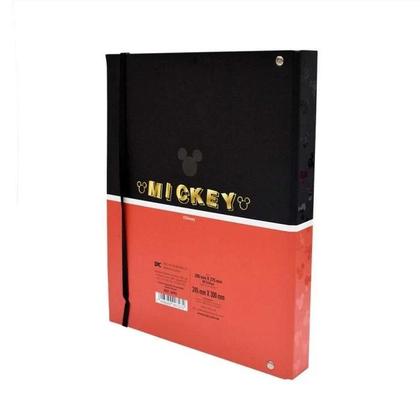 Imagem de Fichário Universitário Cartonado Mickey - Dac Cor Preto E Vermelho