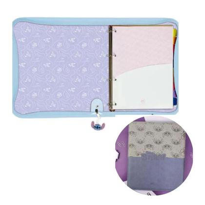 Imagem de Fichário Universitário Stitch com Zíper - DAC