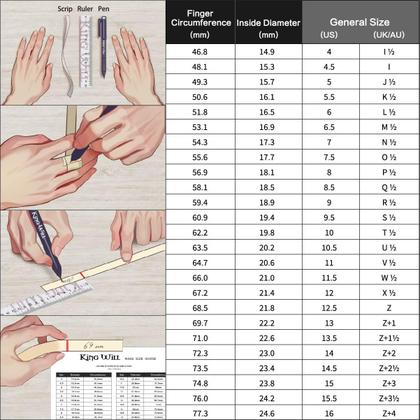 Imagem de Fidget de aço inoxidável Ring King Will Intertwine para homens