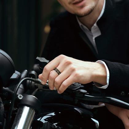 Imagem de Fidget de aço inoxidável Ring King Will Intertwine para homens