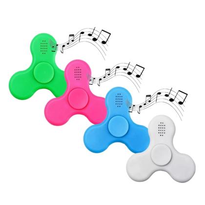 Imagem de Fidget Spinner Usb Com Alto Falante Bluetooth E Luz De Led Musical Dia Das Crianças