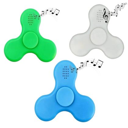 Imagem de Fidget Spinner Usb Com Alto Falante Bluetooth E Luz De Led Musical Dia Das Crianças