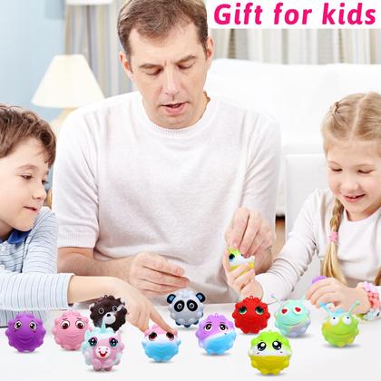 Imagem de Fidget Toys KissFree, pacote com 30 lembrancinhas de festa Animal Pop Balls