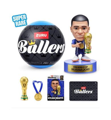 ZURU Ballers FIFA メッシ フィギュア Figura colecionável ZURU Ballers FIFA World Cup pacote com 1