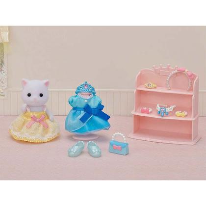 Imagem de Figura com Acessório - Sylvanian Families - Vestir de Princesa - Epoch