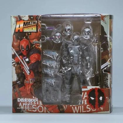 Imagem de Figura de Ação Deadpool 2.0 Cinza - Articulada - Brinquedo para Crianças