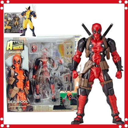 Imagem de Figura de Ação Deadpool & Wolverine X-Men - Articulada e Colecionável