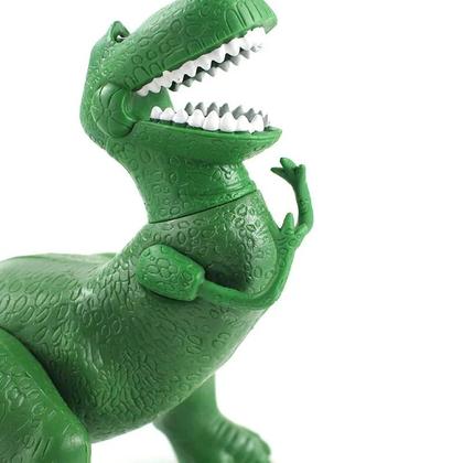 Imagem de Figura de Ação Dinossauro Rex Verde (22cm) - Toy Story 4 - PVC com Pernas Móveis