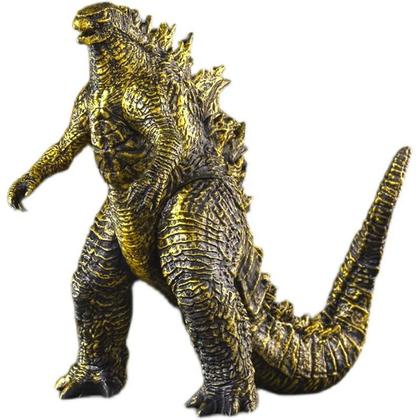 Imagem de Figura De Ação Godzilla Rei Dos Monstros, Cor Dourada, Em PVC Macio, Com Articulações Móveis,