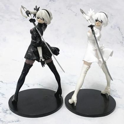 Figura de Ação NieR Automata 2B - 18cm - PVC - Colecionável