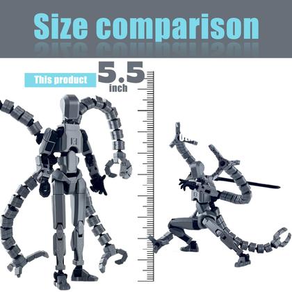 Imagem de Figura de ação PkghoKids T13 Lucky 13 Robot impressa em 3D