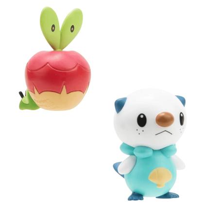 Imagem de Figura de Ação Pokémon Oshawott e Applin Battle Figure Sunny