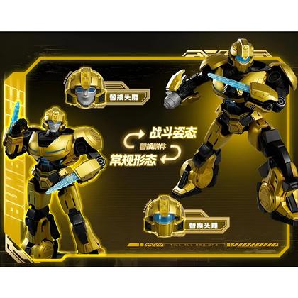 Imagem de Figura De Ação Transformável BLOKEES Starscream Bumblebee Optimus Prime Megatron Sentinel Presente