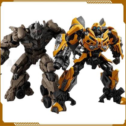 Imagem de Figura De Ação Transformável Bumblebee Megatron Blokees, Modelo Clássico, Estátua, Brinquedo De