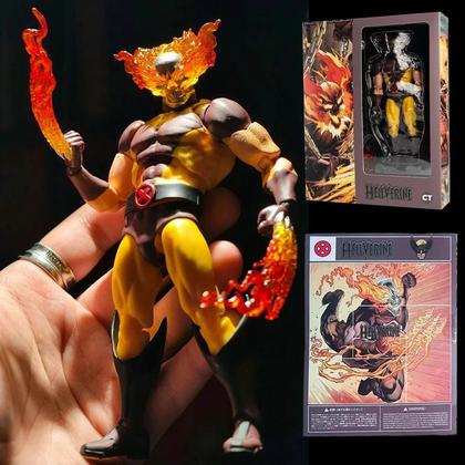 Figura De Ação Wolverine Mafex 096 138 X-Men Anime Estátua Modelo