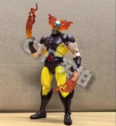 Figura De Ação Wolverine Mafex 138 Hellverine X-Men CT Toys Modelo