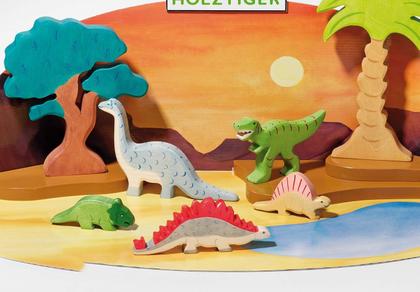 Imagem de Figura de brinquedo Holztiger Brontosaurus Wood para crianças