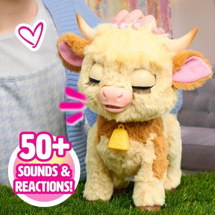 Imagem de Figura de Juguete Just Play Maggie Vaca de Peluche Interactiva 28 cm
