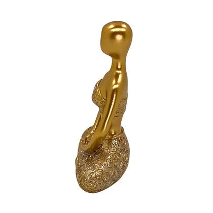 Imagem de Figura Decorativa Estatueta Mulher Yoga 14 X 11 X 5 Cm TRES-B57