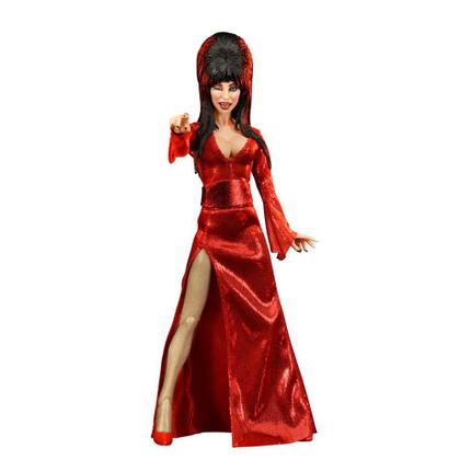 Figura Elvira Red Fright and Boo - Elvira - 8'' Clothed - Neca