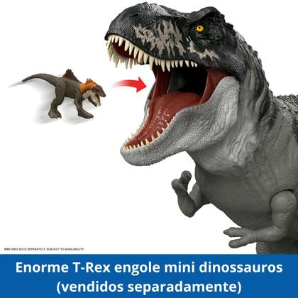 Imagem de Figura Jurassic World Rebirth Dinossauro Super T-Rex Gigante
