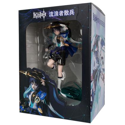 原神 散兵/scaramouche フィギュア Figura RZAHUAHU Genshin Impact Wanderer Scaramouche 25 cm em PVC
